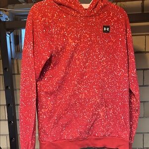 Under Armour Men's Red Hoodie Sweater